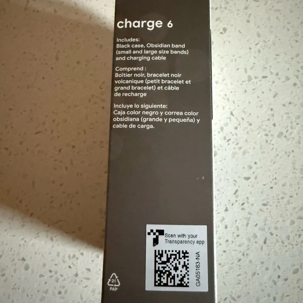 fitbit Charge 6 Smart Fitness Band - Black - Picture 3 of 3